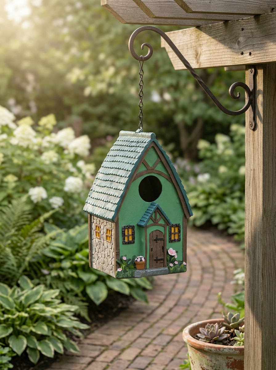 Garden Decorations Hanging Bird House | Outdoor