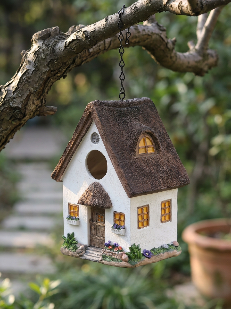 Garden Decorations Hanging Bird House | Outdoor