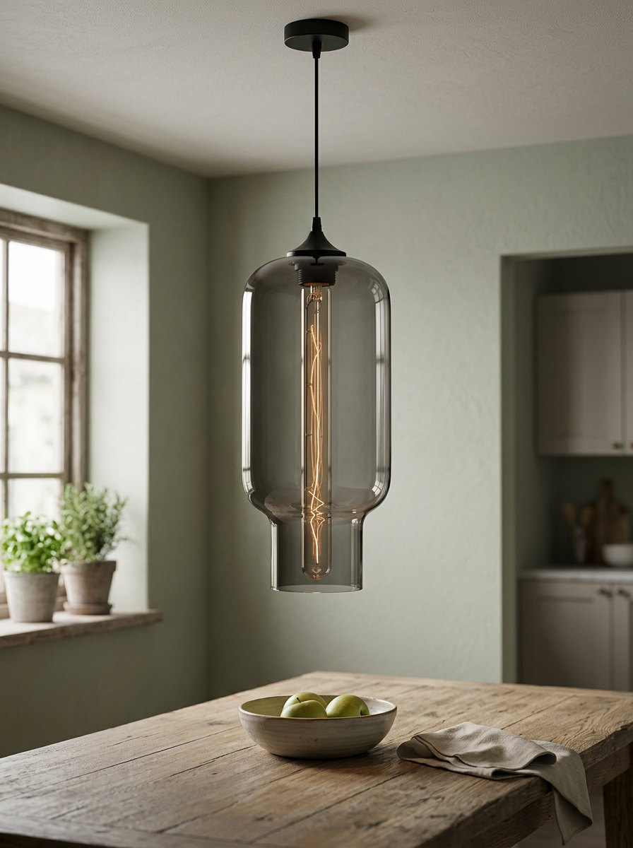 Kitchen Hanging Lights Glass Pendant | Modern