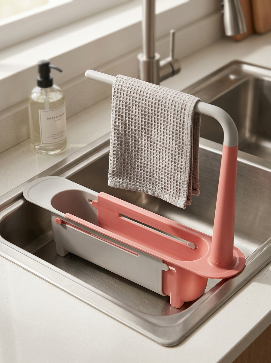 Kitchen Storage Sink Rack | Retractable